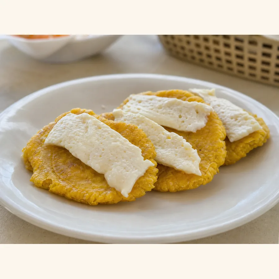 Foto de Patacones con queso