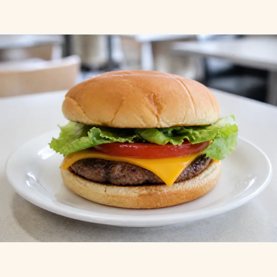 Foto de Hamburguesa sencilla